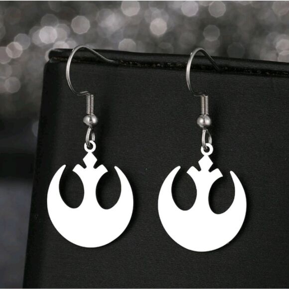 Silver Rebel Alliance Earrings - Picture 1 of 2